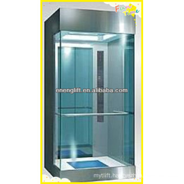 residential panoramic elevator with machine roomless